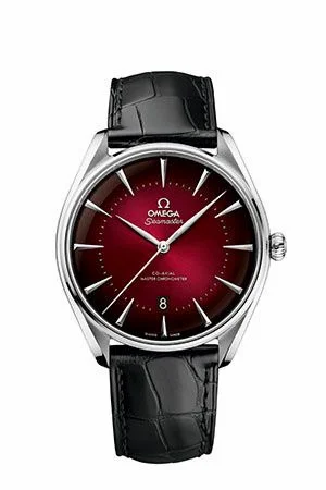 Omega Seamaster Master Co-Axial 39.5 Hong Kong Edition Stainless Steel / Red / Alligator 511.13.40.20.11.001 (51113402011001, City Edition Hong Kong)